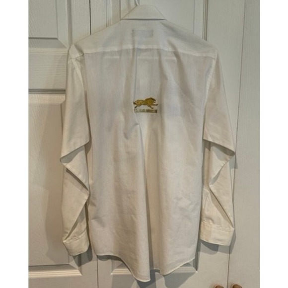 Vintage Mardel 80s Safari Animal Rhinestone Long Sleeve Button Down Shirt - Picture 6 of 7